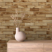 Artisan Timber Stack Wall - WallCreatives