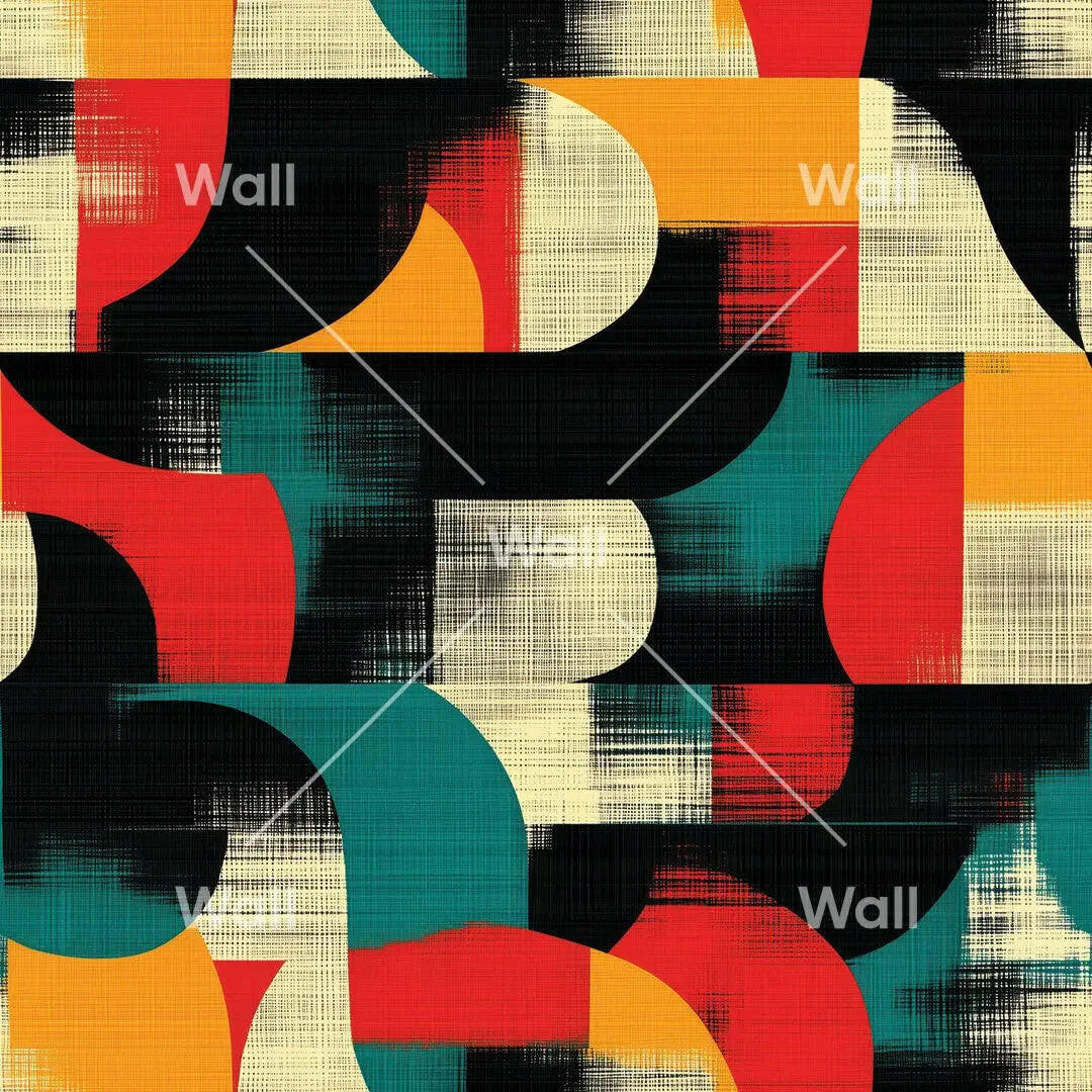 Mid-Century Canvas Rhapsody - WallCreatives