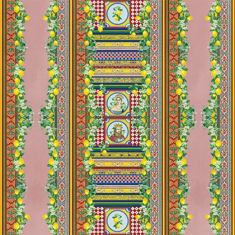 Crown's Orchard in Pink Wallpaper Vladila