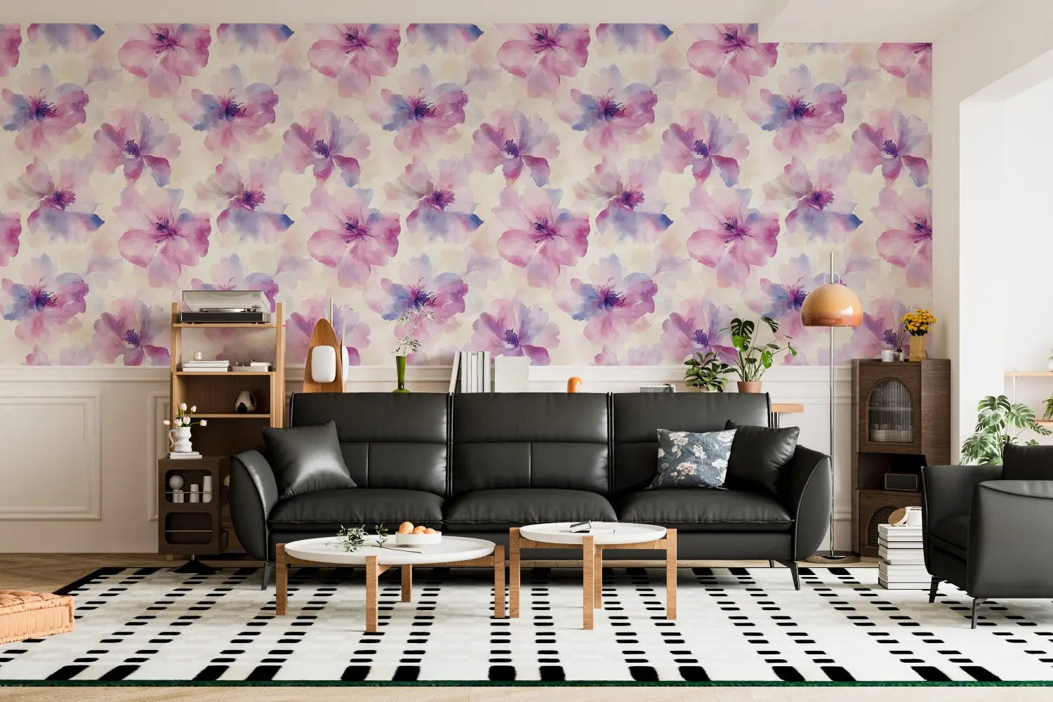 Amethyst Bloom Dreamscape WallCreatives