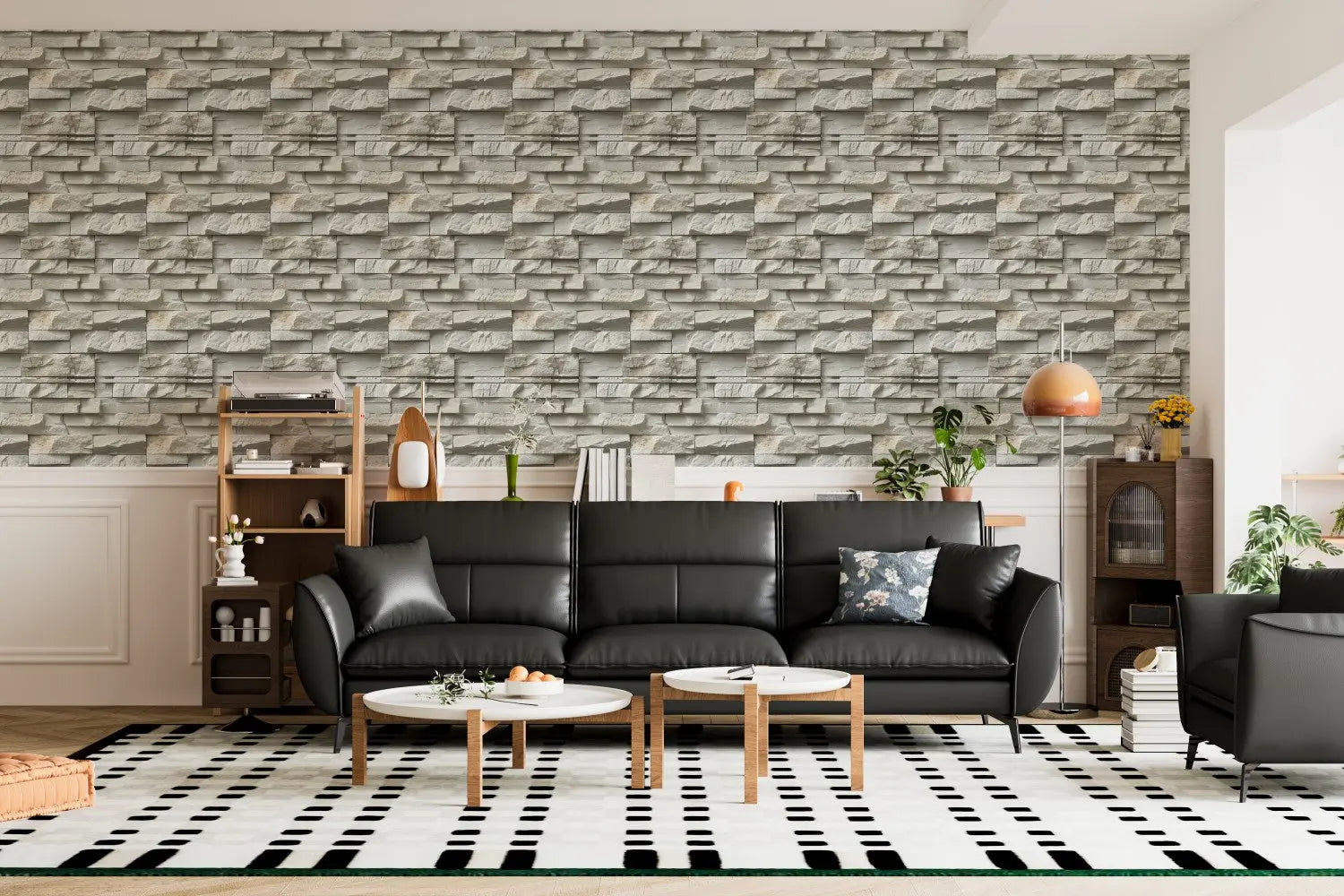 Modern Alpine Stone Ledge WallCreatives
