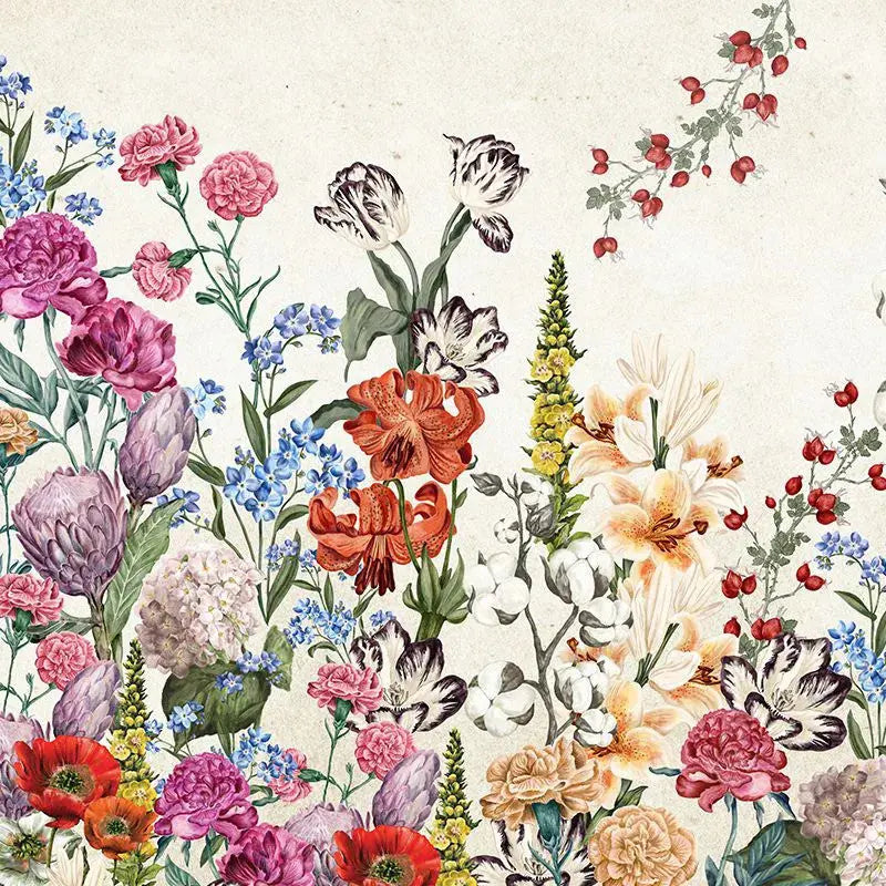 Light Mural Bouquet Wallpaper Vladila