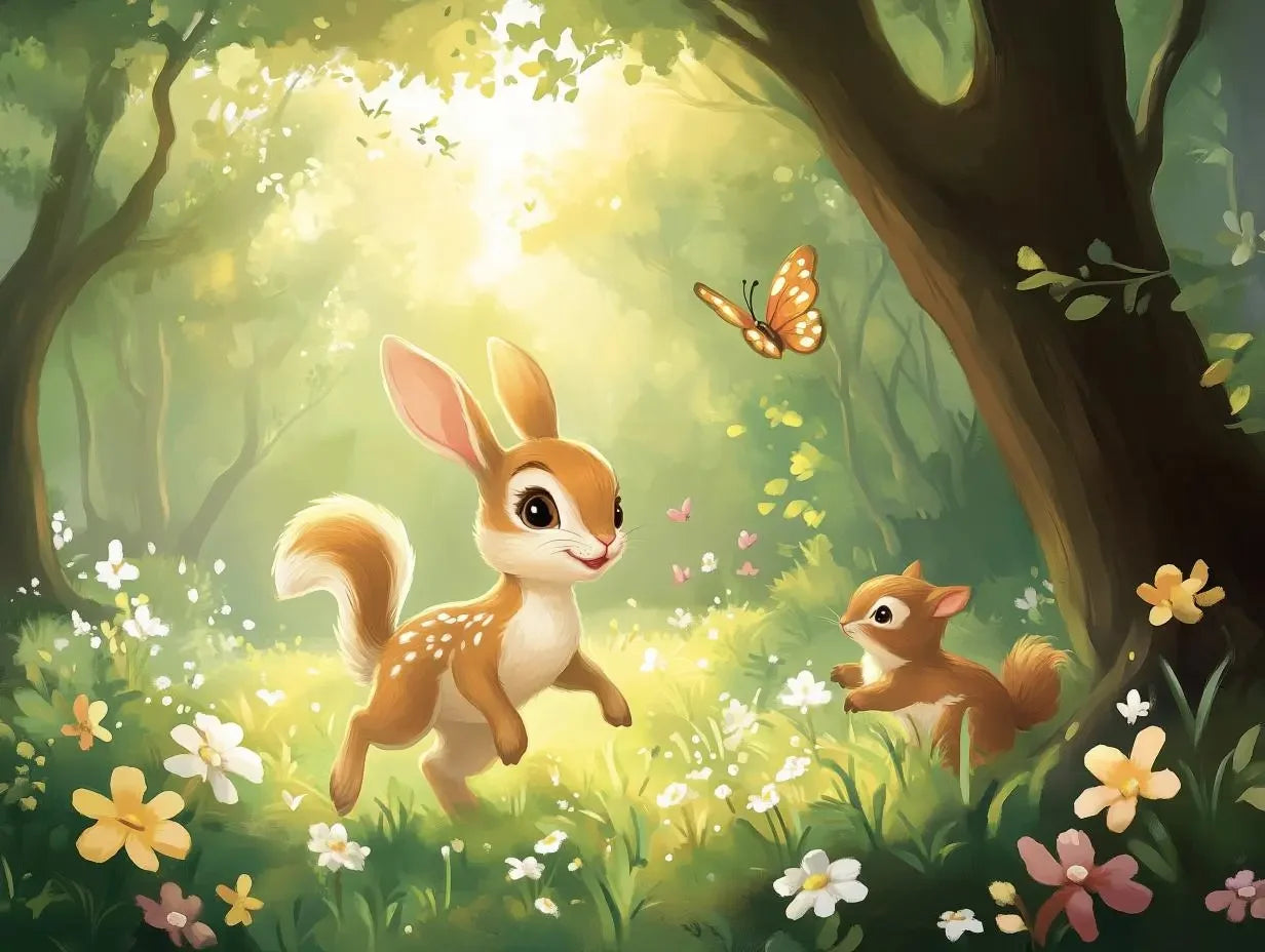 Enchanted Forest Friends' Playdate - WallCreatives