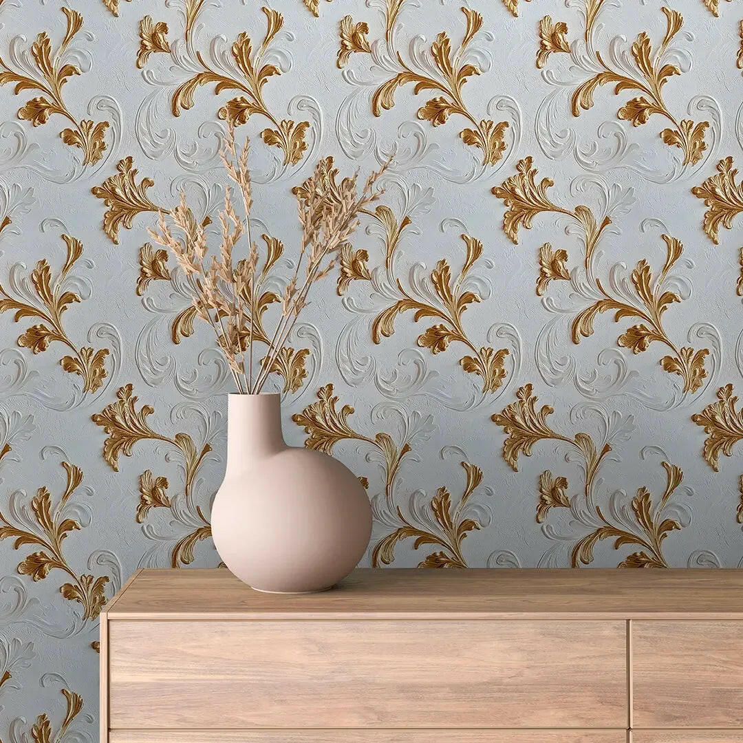 Gilded Versailles Flourish - WallCreatives