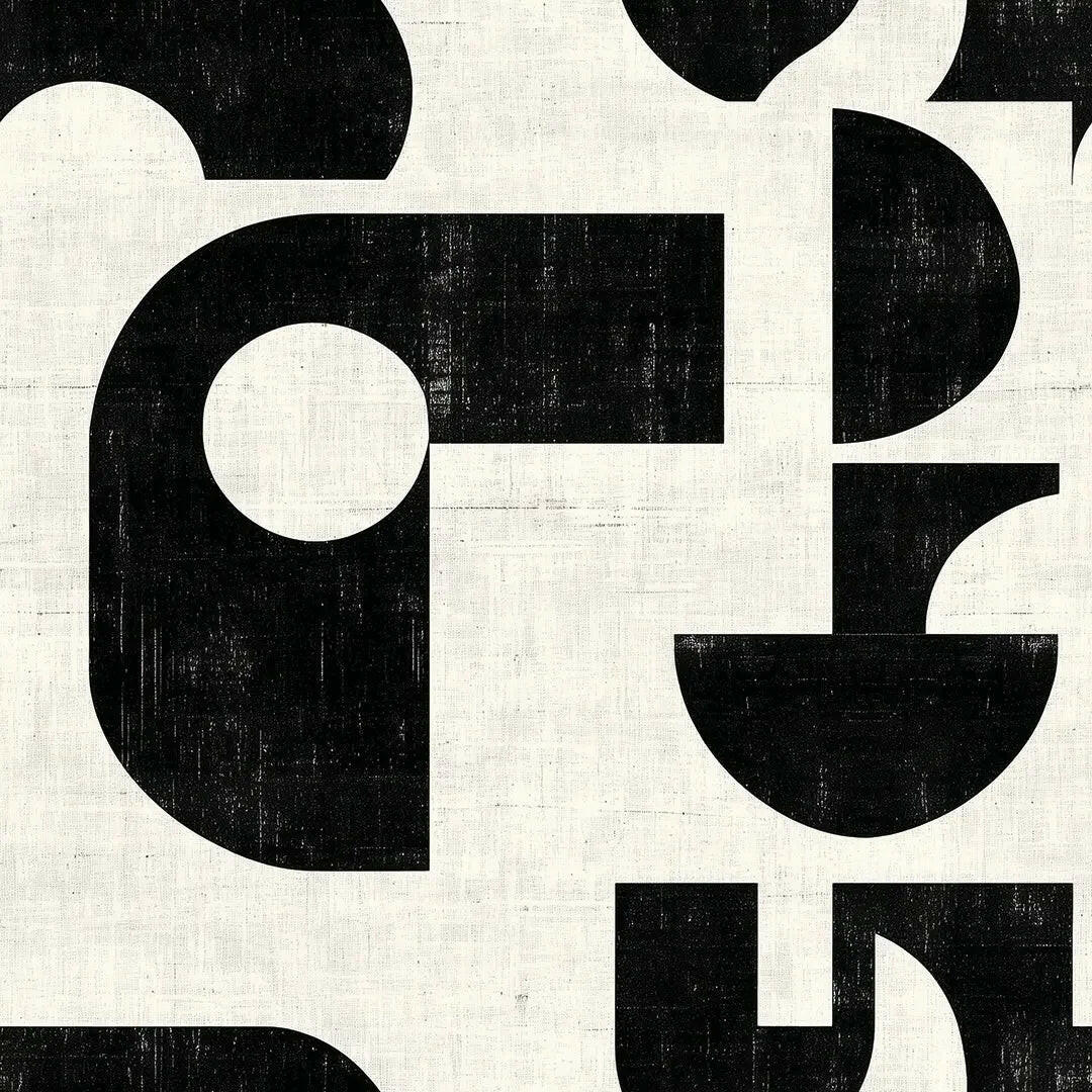 Urban Glyphs Abstract Wallpaper - WallCreatives