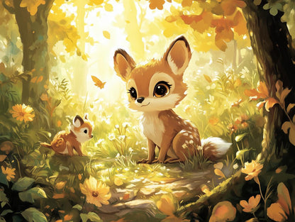 Sun-Dappled Fawn's Haven