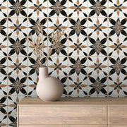Artisan Noir Starburst Tile - WallCreatives