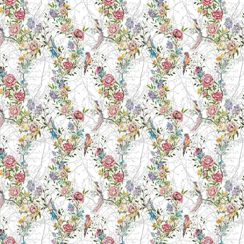 Joie de vivre in White Wallpaper Vladila