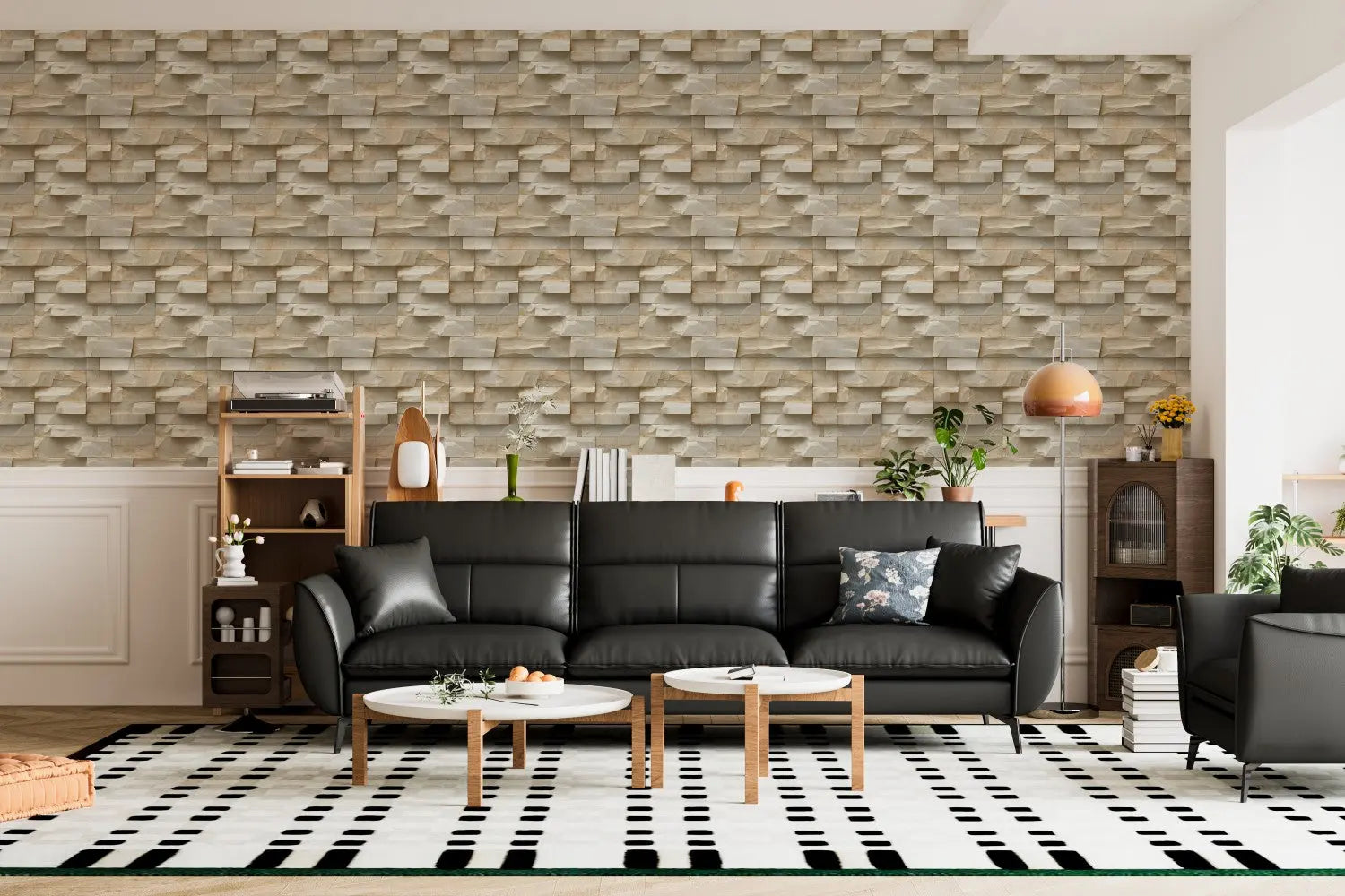 Ivory Canyon Stacked Stone WallCreatives