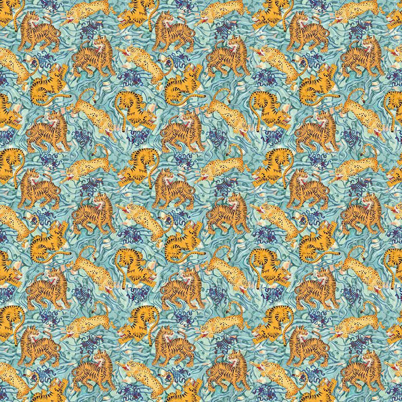 Waghoba Teal Wallpaper Vladila