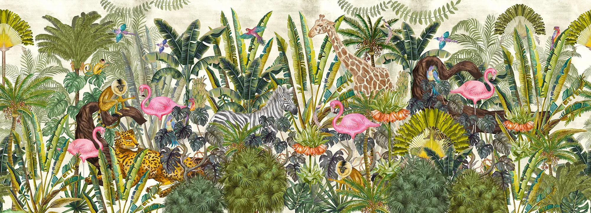 Jungleful (bright) Wallpaper Vladila