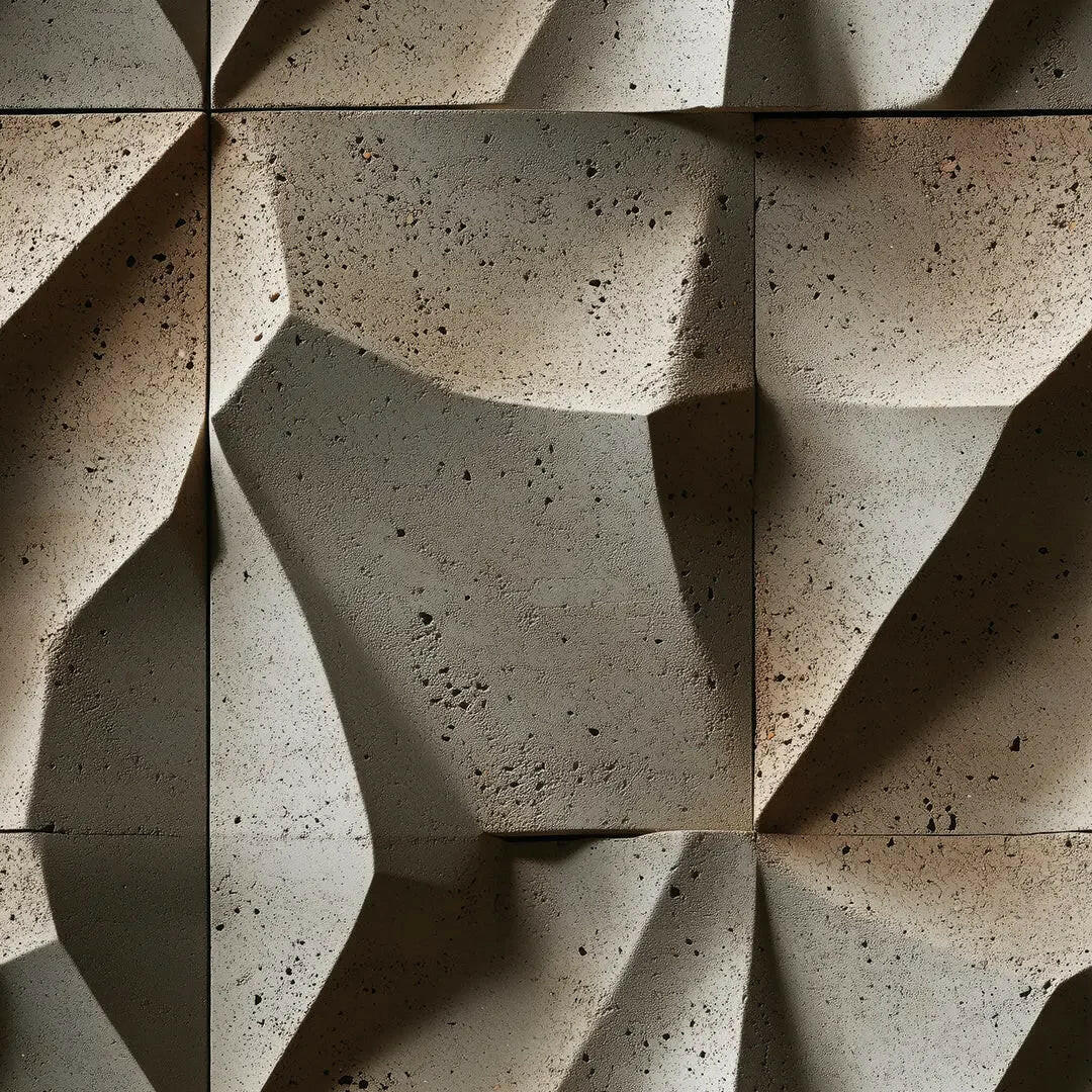 Brutalist Geometric Facets - WallCreatives