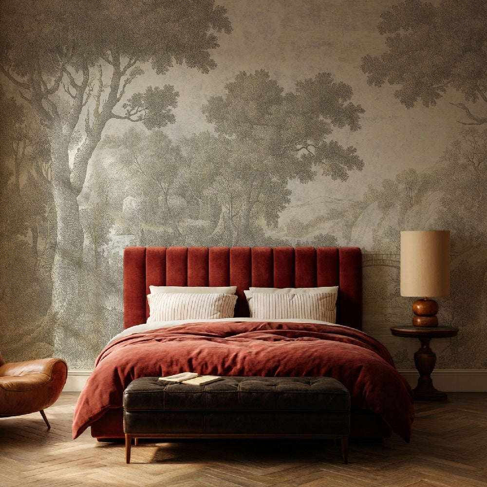 Tapet Memory Bridge cream WallCreatives