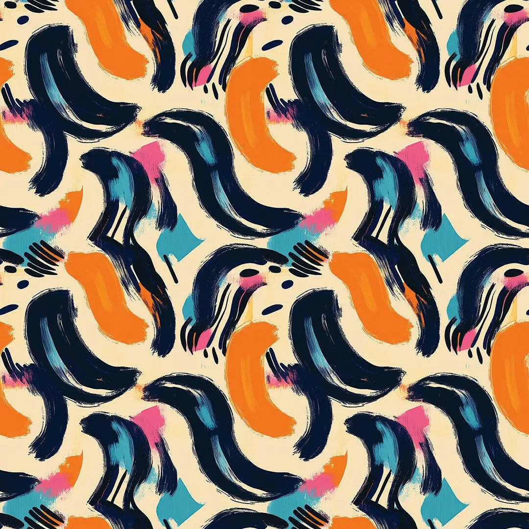 Painter's Spontaneous Rhythm - WallCreatives