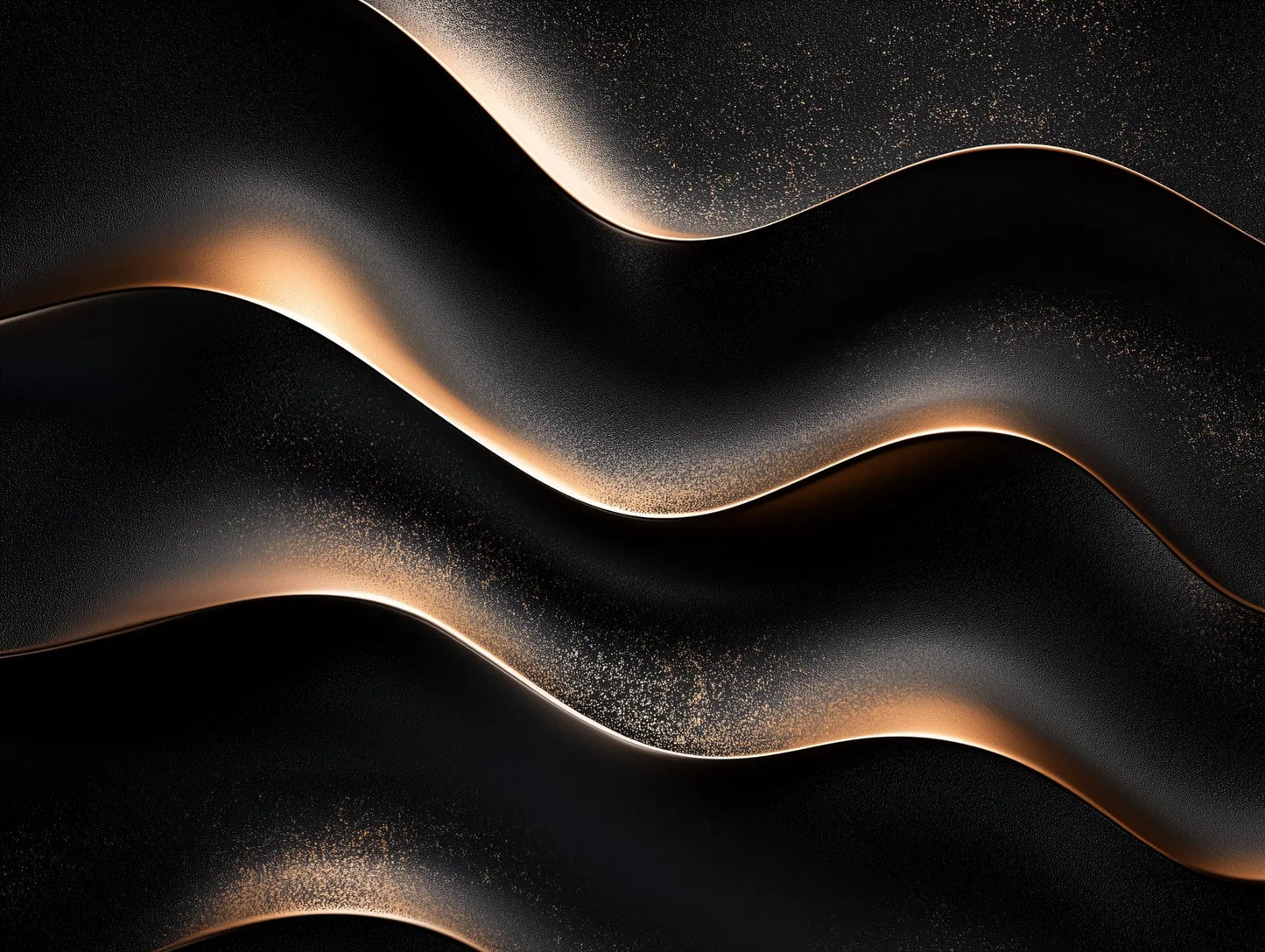 gilded noir waves - wallcreatives