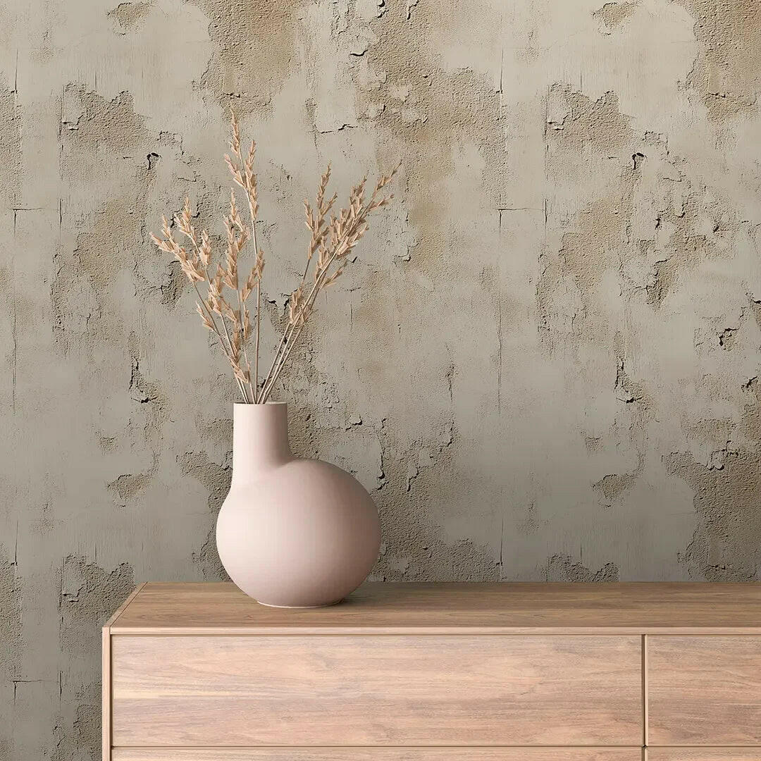 faded tuscan plaster wall - wallcreatives