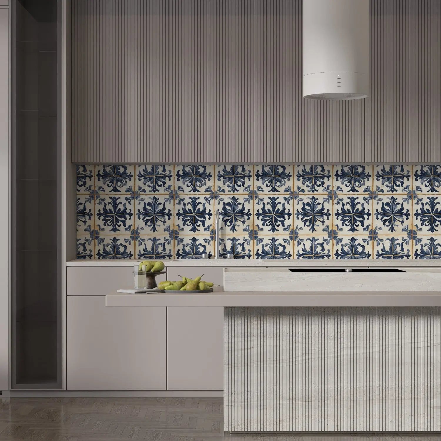Porto Cobalt Bloom Tile WallCreatives