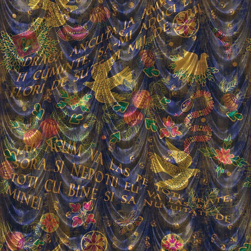 Spovedanie (albastru) Wallpaper Vladila