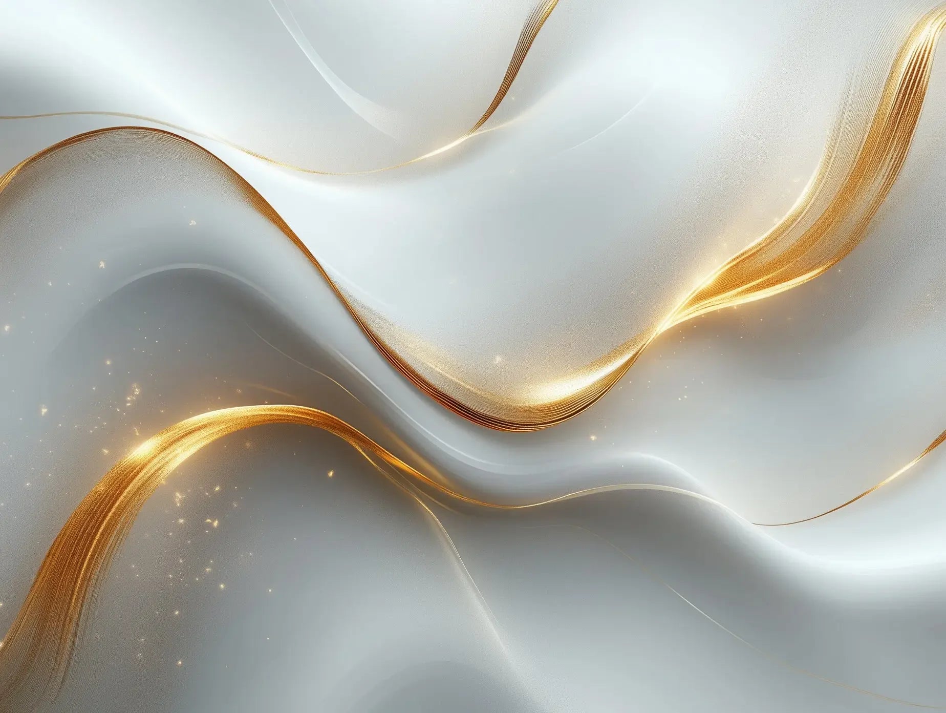 Whispers of Gilded Silk - WallCreatives