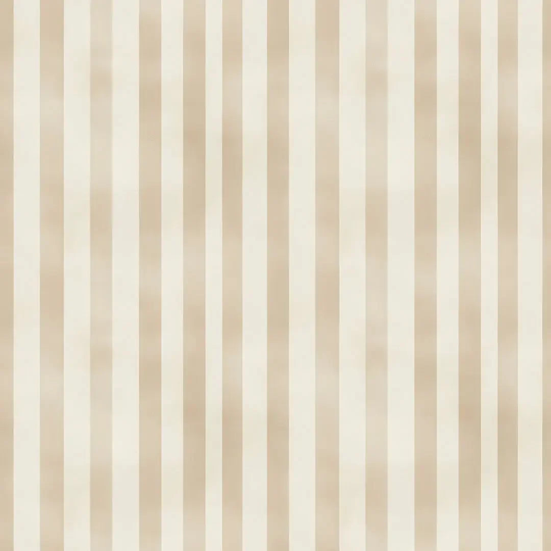 Timeless Taupe Ticking Stripe - WallCreatives