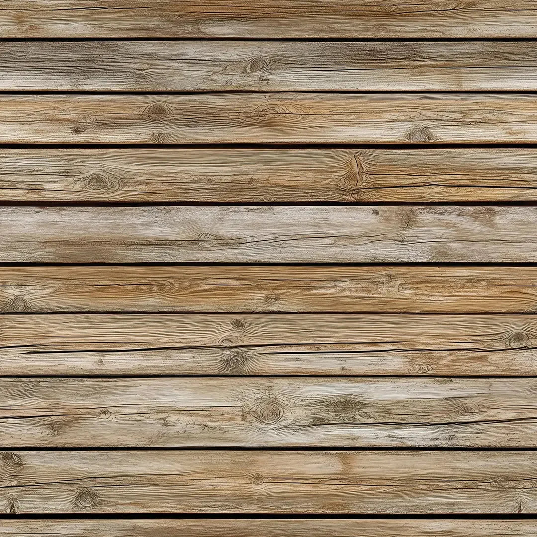 Weathered Cabin Wood Wall - WallCreatives
