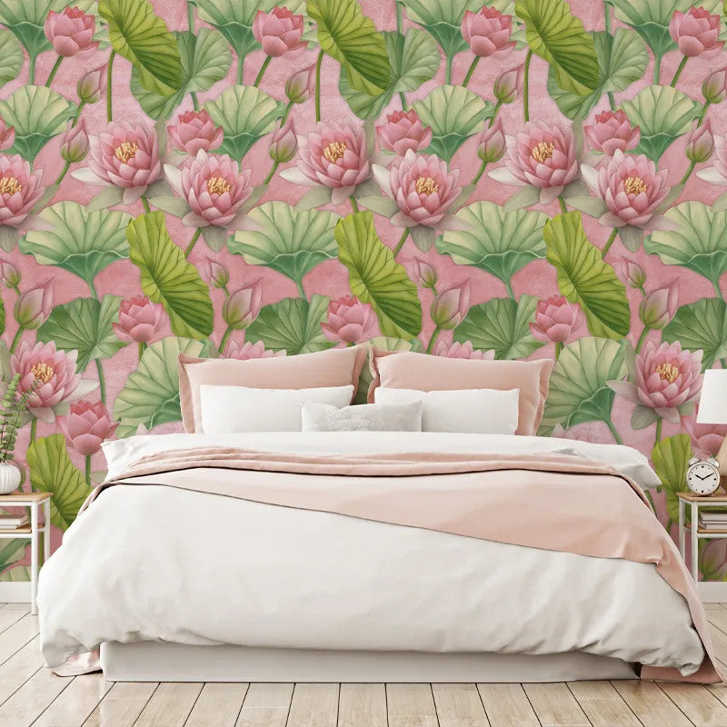 The Pond (pink) Wallpaper Vladila