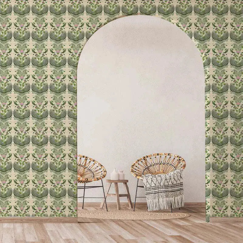 Light Crown of Greens Wallpaper Vladila