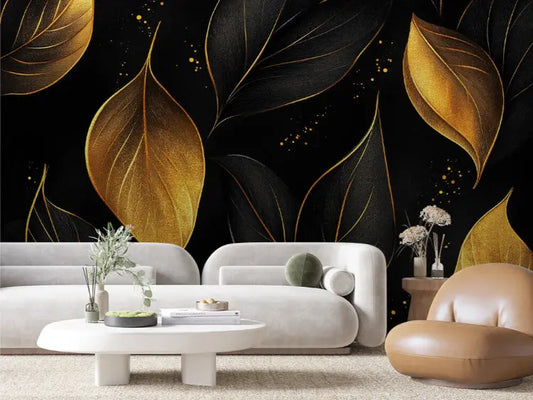 Gilded Twilight Garden Wallpaper - WallCreatives