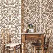 Tapet Ornate Azul Cream WallCreatives