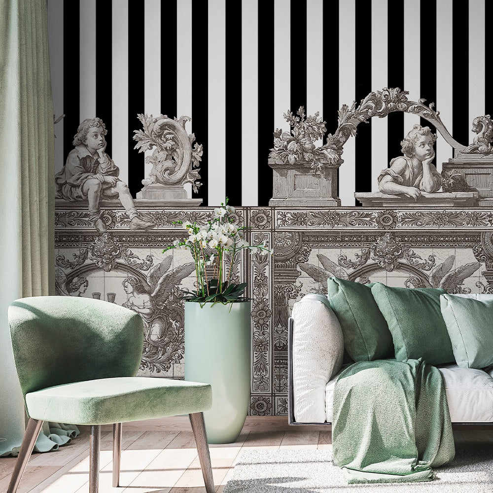 Tapet Opulent Friezes cream WallCreatives