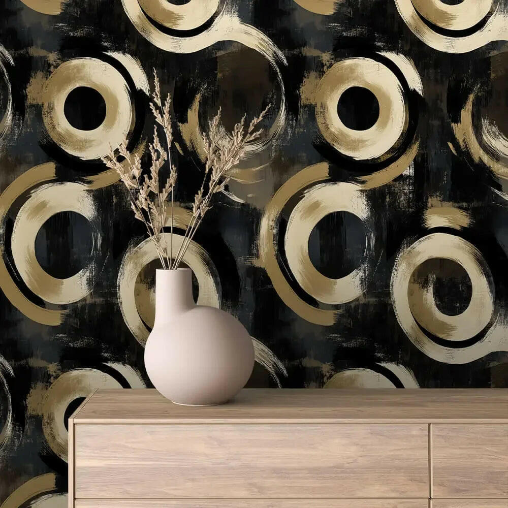 Opulent Orbit Wall Mural - WallCreatives