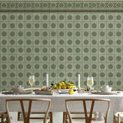 Green Tiles Wallpaper Vladila