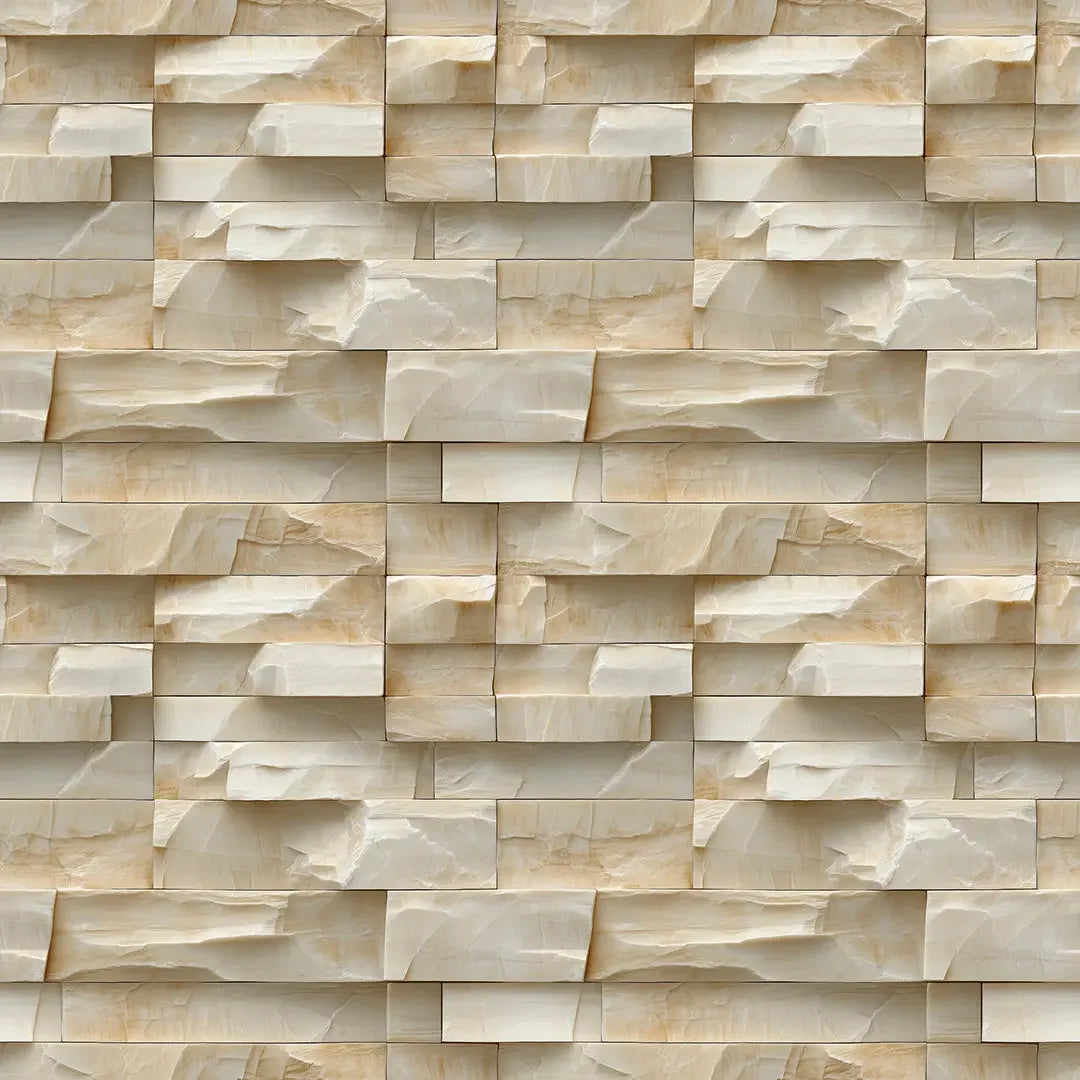 Ivory Canyon Stacked Stone - WallCreatives