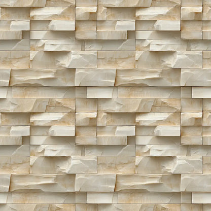Ivory Canyon Stacked Stone - WallCreatives