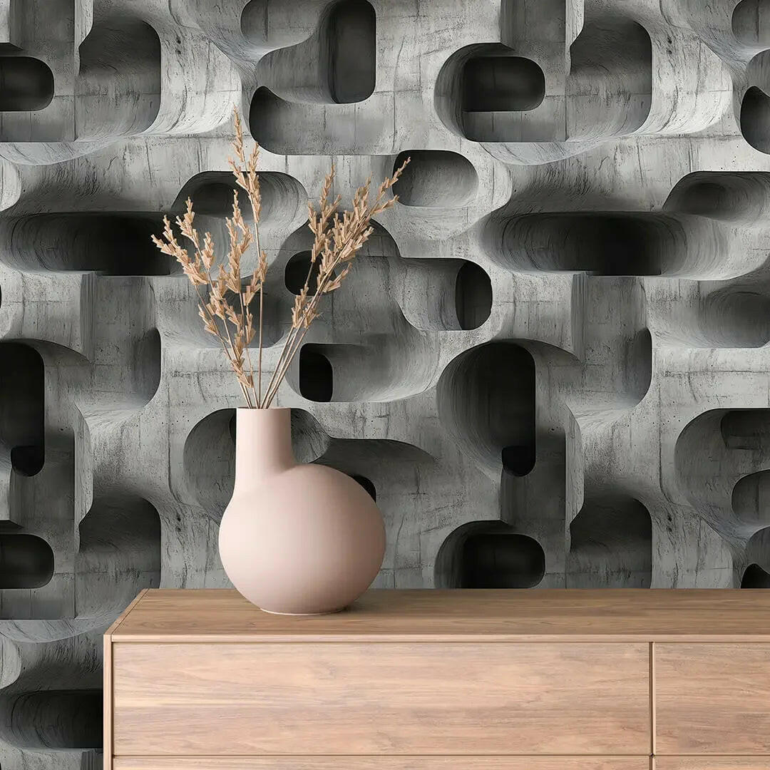 Sculpted Concrete Labyrinth - WallCreatives