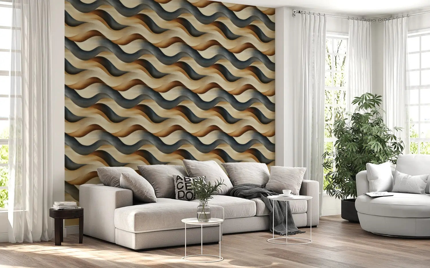 Terra Flow Waves WallCreatives