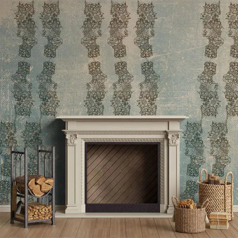 Embroidery Wall Art Wallpaper Vladila