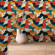 Terra Forms Abstract Mural - WallCreatives