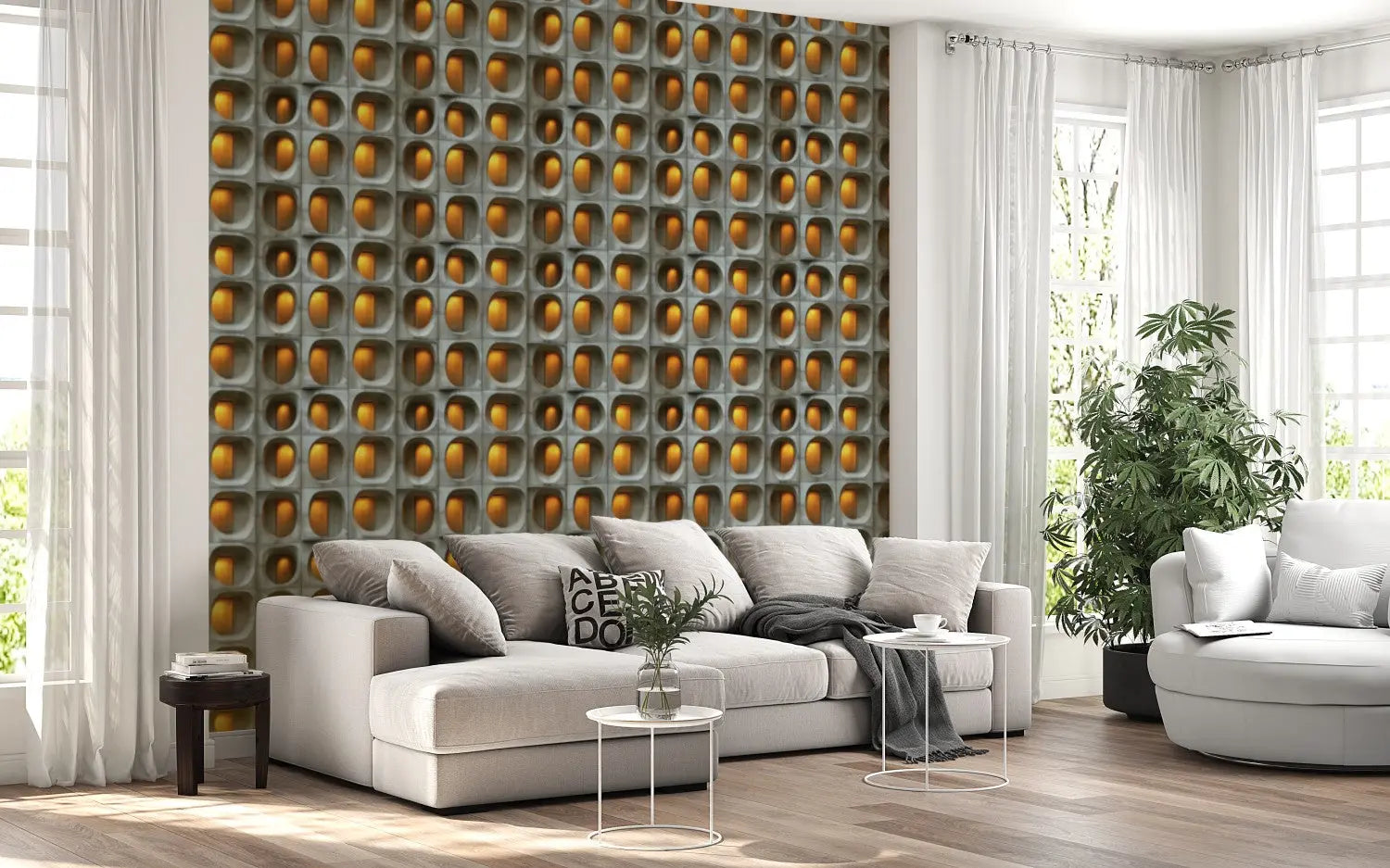 Concrete Alcove's Golden Glow WallCreatives