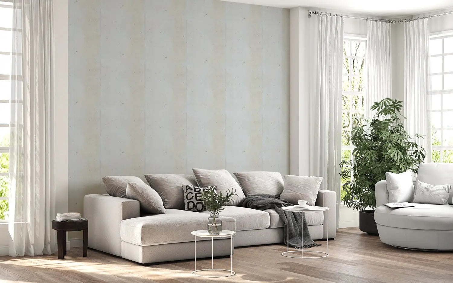 Modern Poured Concrete Wall WallCreatives