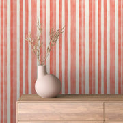 Summer Sorbet Stripe Wallpaper - WallCreatives