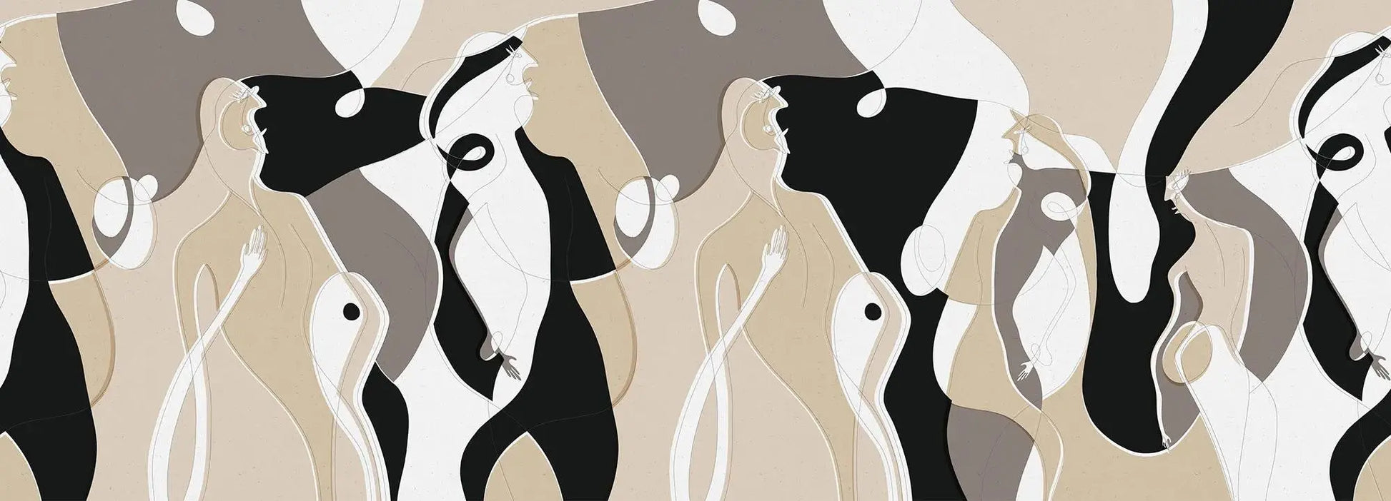 Rumors Beige Wallpaper Vladila