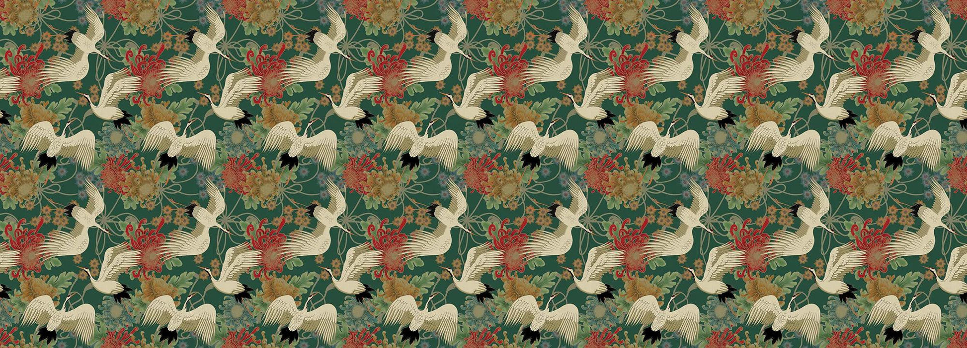 Uchikake (green) Wallpaper Vladila