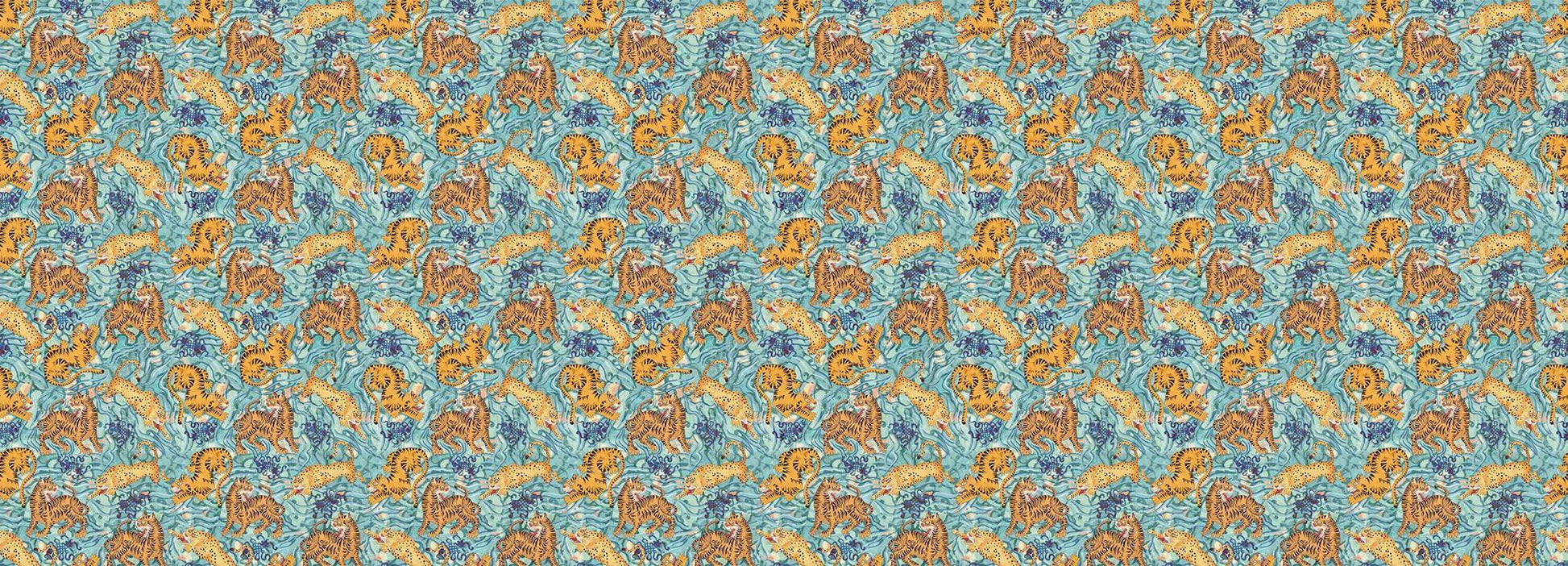 Waghoba Teal Wallpaper Vladila