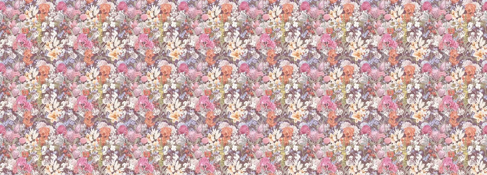 Primavera Pastel Flowers (Dark) Wallpaper Vladila