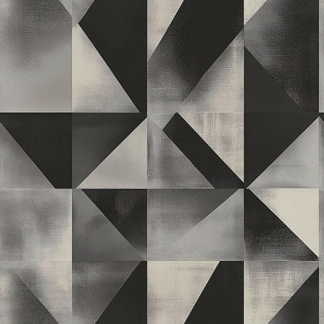 Charcoal Shard Geometric - WallCreatives