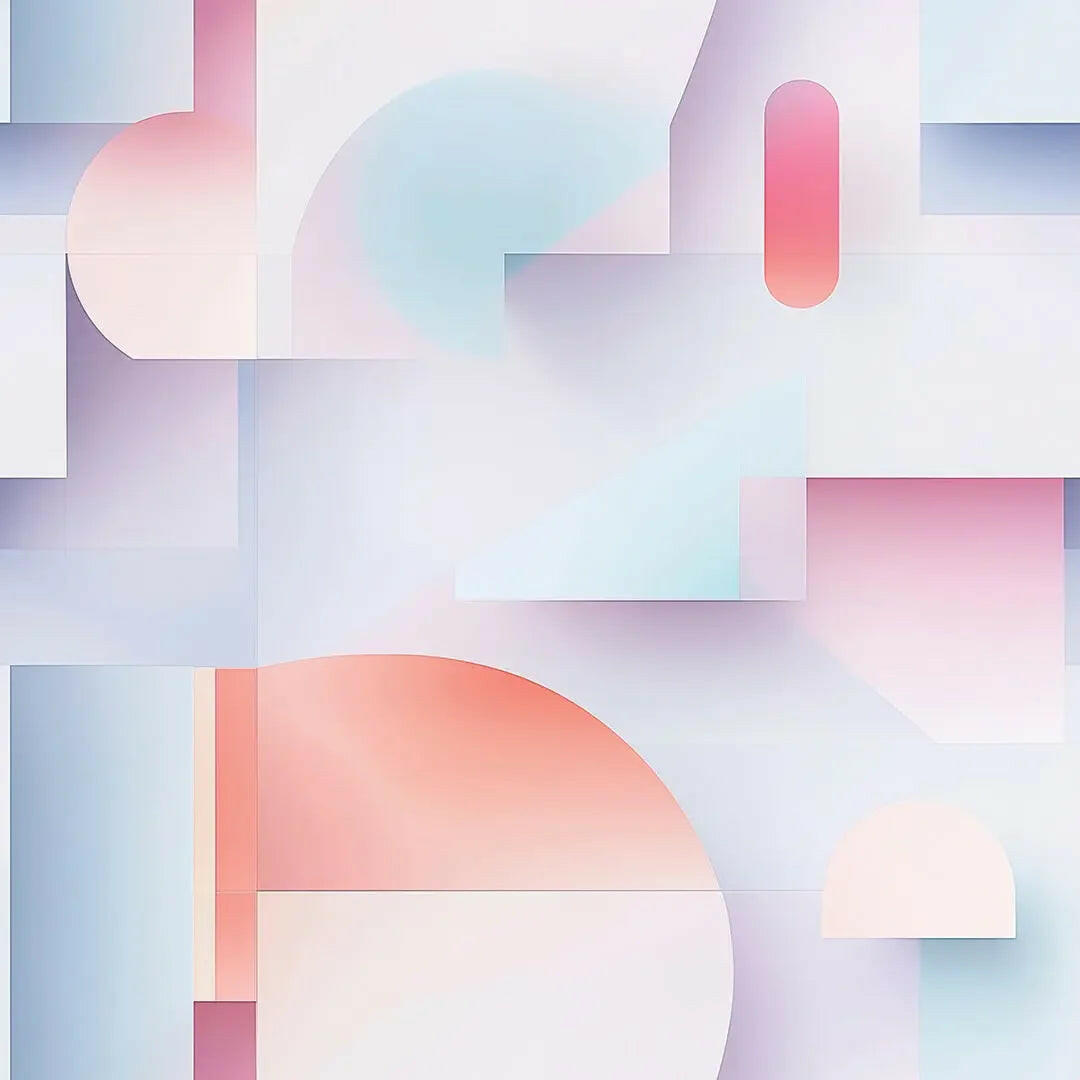 Pastel Prism Abstract Wallpaper - WallCreatives