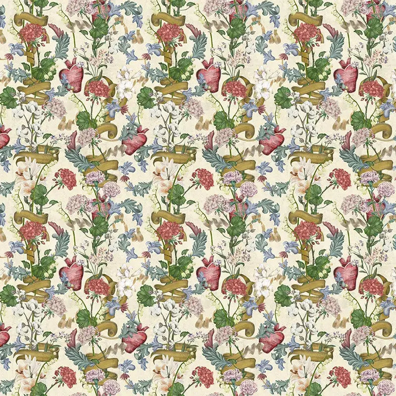 Queen's Heart (Cream) Wallpaper Vladila