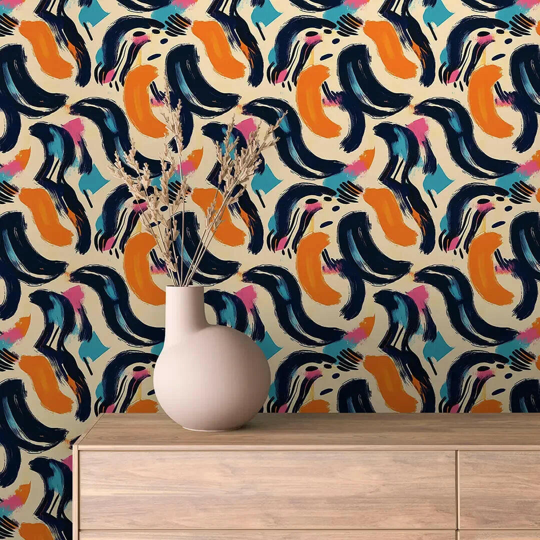 painter's spontaneous rhythm - wallcreatives