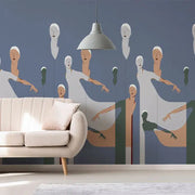 Barkers Department Store Blue Wallpaper Vladila